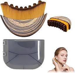 Lymphatic drainage brush for the face, promotes the blood circulation of the skin, effectively relieves swelling of the face, sculpting the chin and jaw