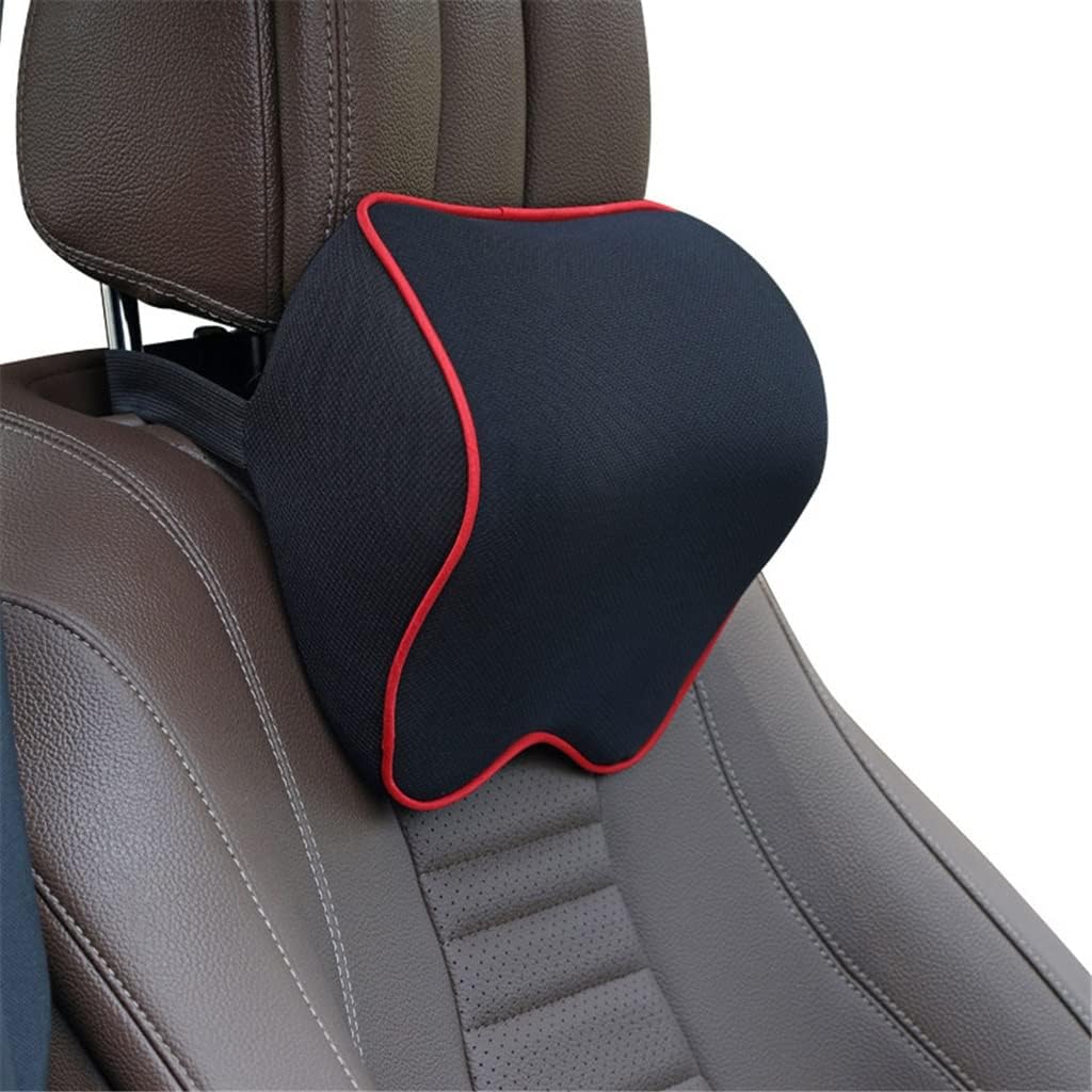 HBJWOV Car Neck Headrest Pillow Auto Seat Support Neck Protector Automobiles Seat Neck Rest Memory Cotton Waist Cushion