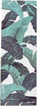 Yoga Mats By Yoga Zeal - Luxuriously Soft, Thick, Non-Slip, Hot Yoga Mat. Eco Printed. Designed to grip better with a sweaty yoga practice!