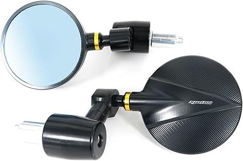 Miniatura 2 de Motocicleta Cafe Racer Manillar Espejo Lateral Retrovisor Barra Espejo Extremo Para Yamaha XJR 1300 2003-2015