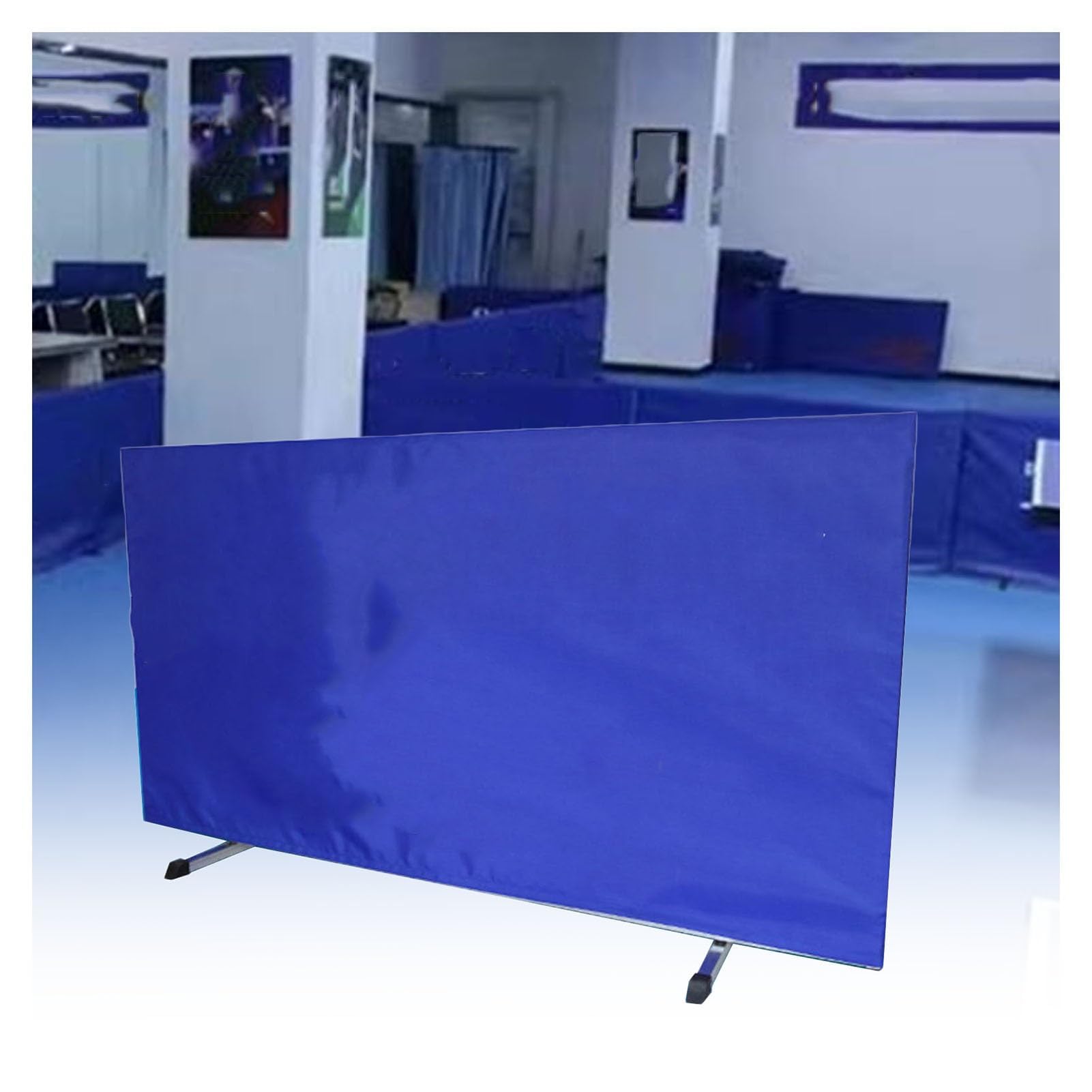 Składana przegroda do tenisa stołowego – przenośna bariera siatkowa 140 x 75 cm do treningu na korcie halowym, szkolnym i stadionowym