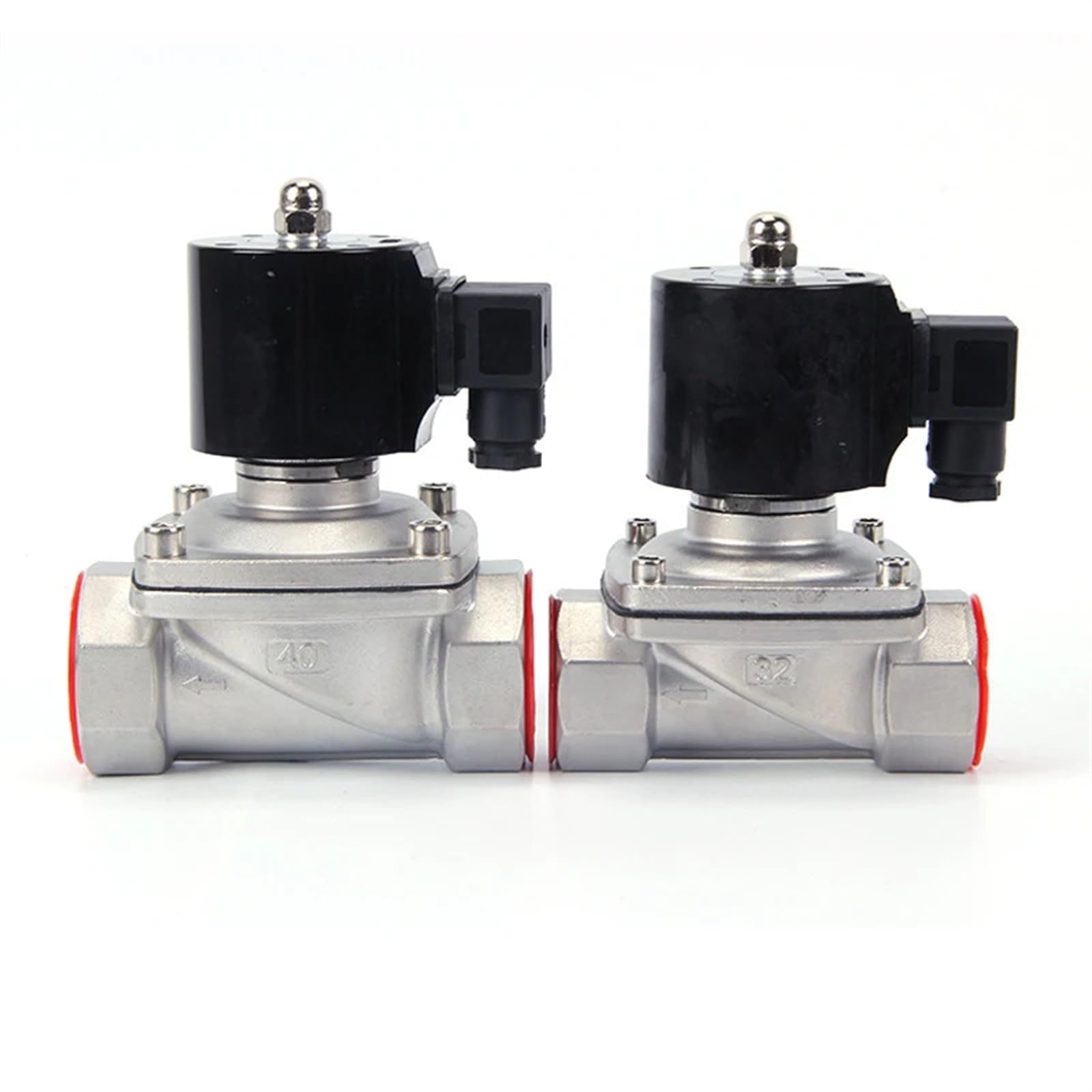 Huuoqiwy 120Vac 2" Npt Solenoid Water Valve 12V 2Way Normally Closed Stainless Steel Valve(,Npt)