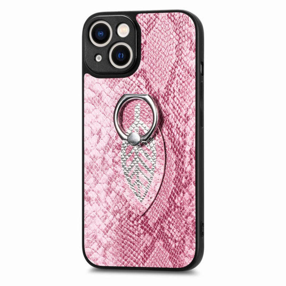 Étui de téléphone en cuir pour iPhone 14 Pro Max 13 12 support bague - 8