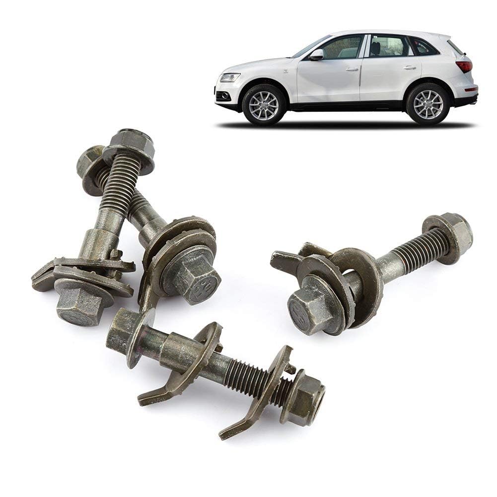 Cam , 4Pcs 14mm Veicoli Kit di camber regolabile in acciaio a ruote con camber regolabile