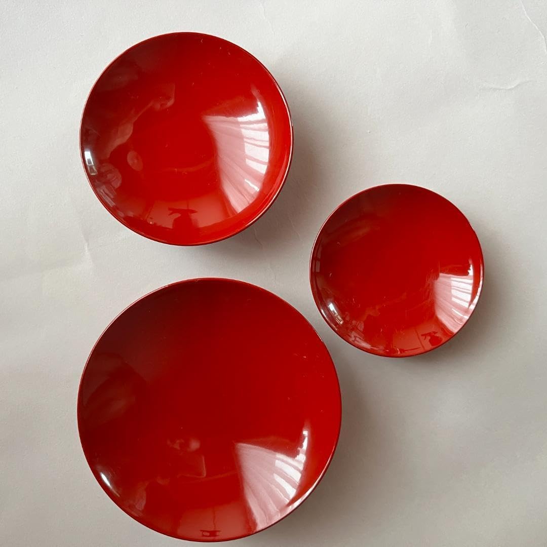 江戸時代初期 木製繁艸蒔絵三組盃 盃台 三つ盃 共箱 漆器 時代物