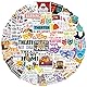 Theater Sticker Set Aufkleber Jugendliche Erwachsene 50 Stück Funny Wasserfeste Vinyl Decals Auto Motorräder Fahrrad Skateboard Snowboard Gepäck Laptop Koffer Helm Motorrad Computer