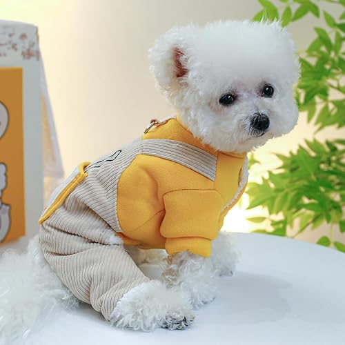 Miniatura 4 de Ropa de algodón para perro, traje de invierno cálido para gatos, chaqueta de cachorro, abrigo de forro polar cálido para mascotas, trajes de