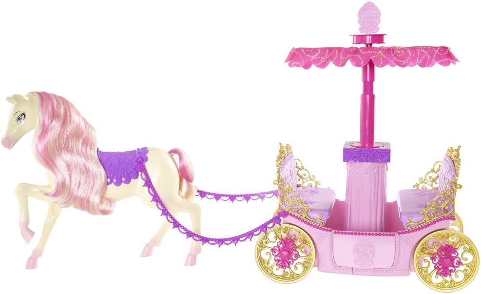 Barbie Princess Charm School Horse and Carriage