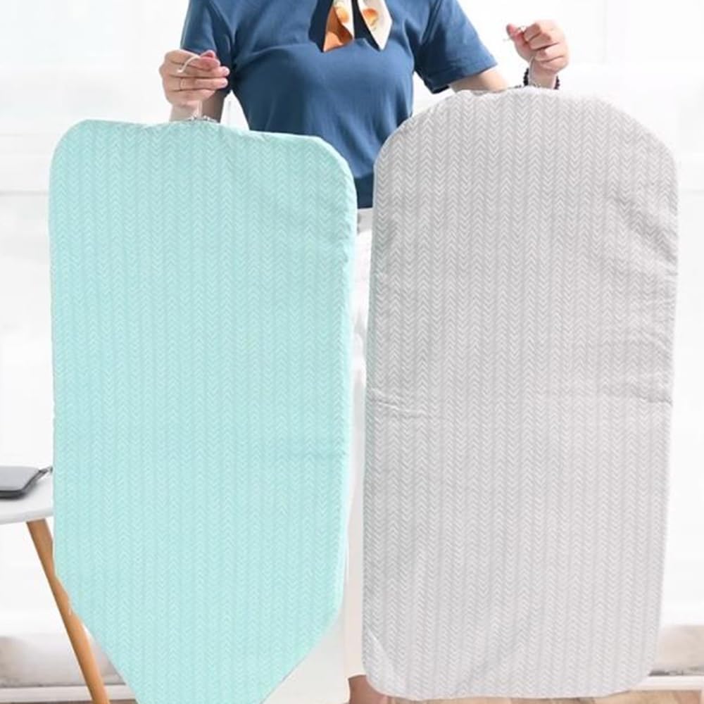 Almohadilla De Planchado para Vaporizador De Prendas, Funda De Tabla De Planchar Colgante con Relleno, Almohadilla De Planchar para Prensar Anti-Vapor para Eliminar Arrugas 35×18in