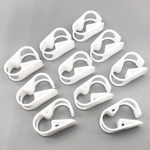 Miniatura 56 de Abrazaderas de tubo de plástico, abrazadera de tubo ajustable, resistente a altas temperaturas, válvula de pellizco de laboratorio