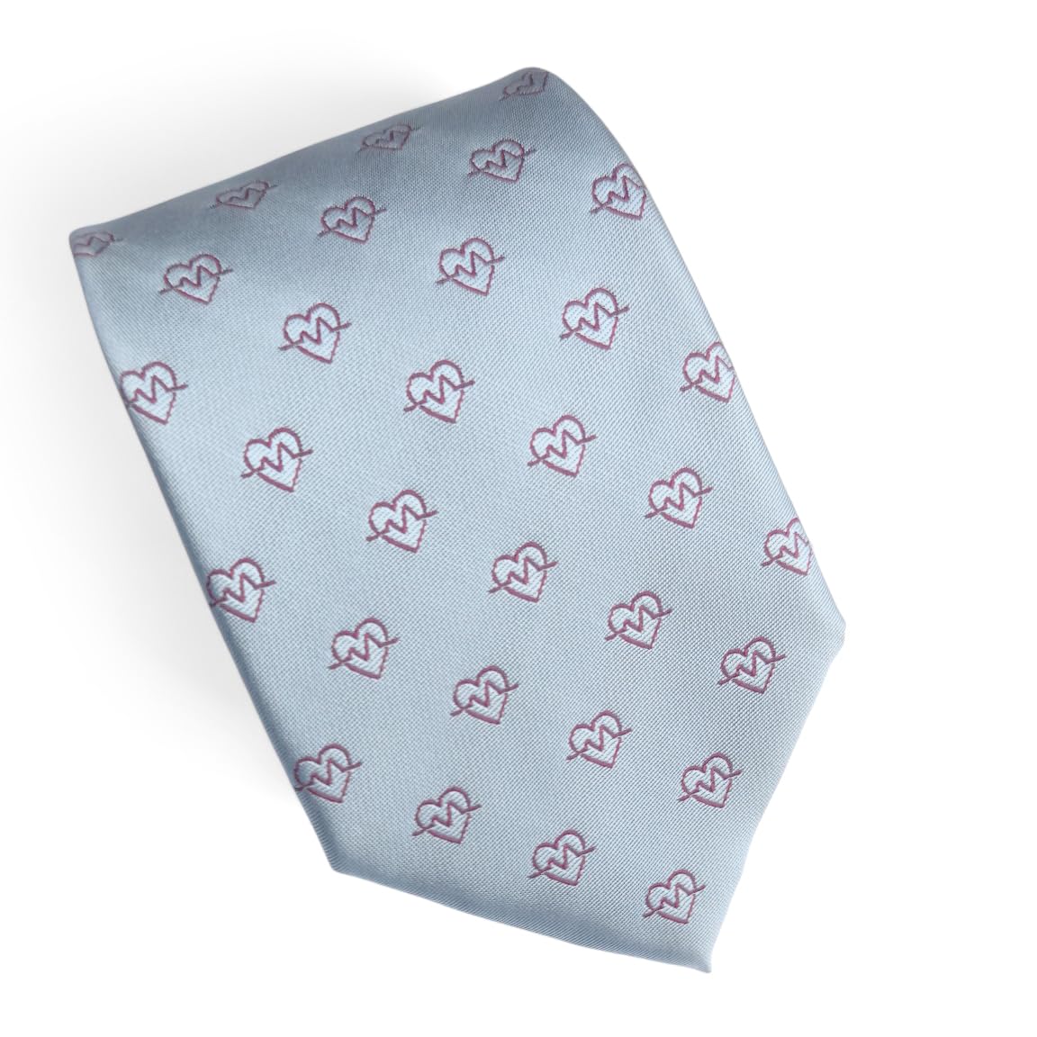 Maker V Men's Light Blue Ekg Heart Doctor Necktie, Heart Surgeon Neckties, Cardiologist Tie, Doctor Ties, Medical School Gift, Ekg Tie, Er Doctors, Cardiology