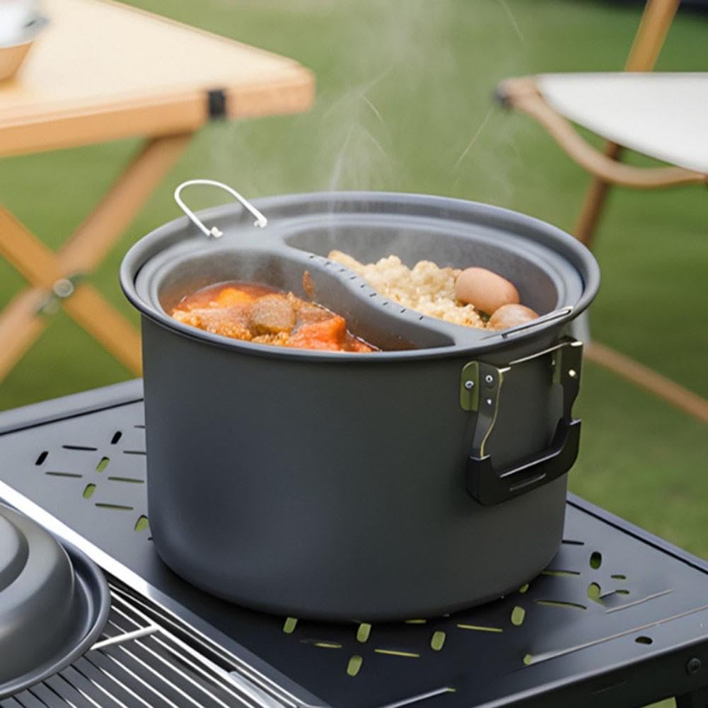 Ensemble Cuisine 6.5L Acier Inoxydable Pliable