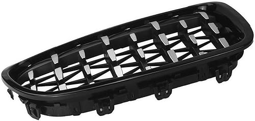 Miniatura 6 de Rejilla F10, parrilla frontal de repuesto compatible con BMW Serie 5 F10 F11 F18 2010-2016 (Gypsophila Half Silver)