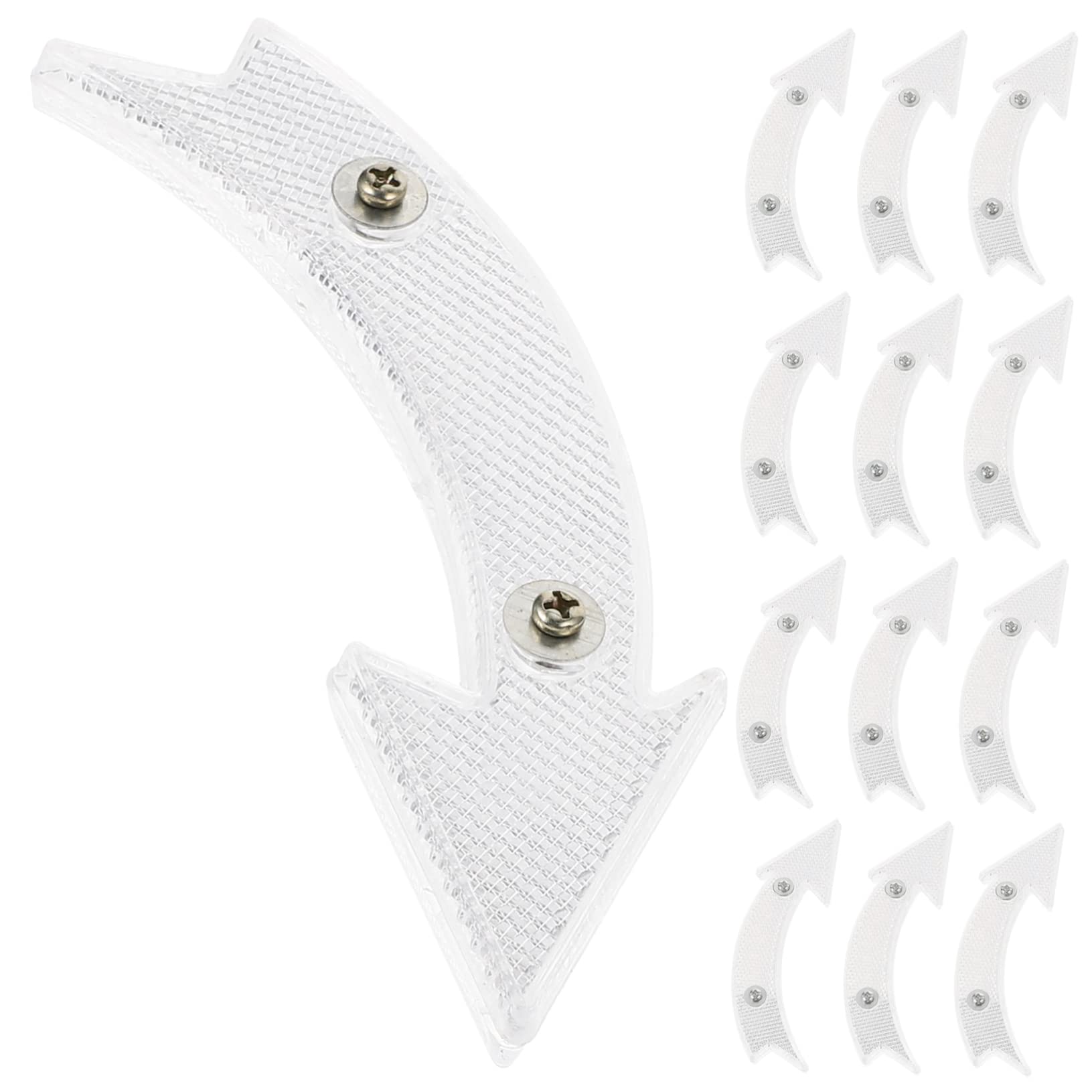POPETPOP 20pcs Small Bike Reflectors Rear Bicycle Bikes Bike Spokes Spoke Reflectors Reflective Warning Wheel Reflectors Portable Bike Reflectors Compact Wheel Reflectors Plastic