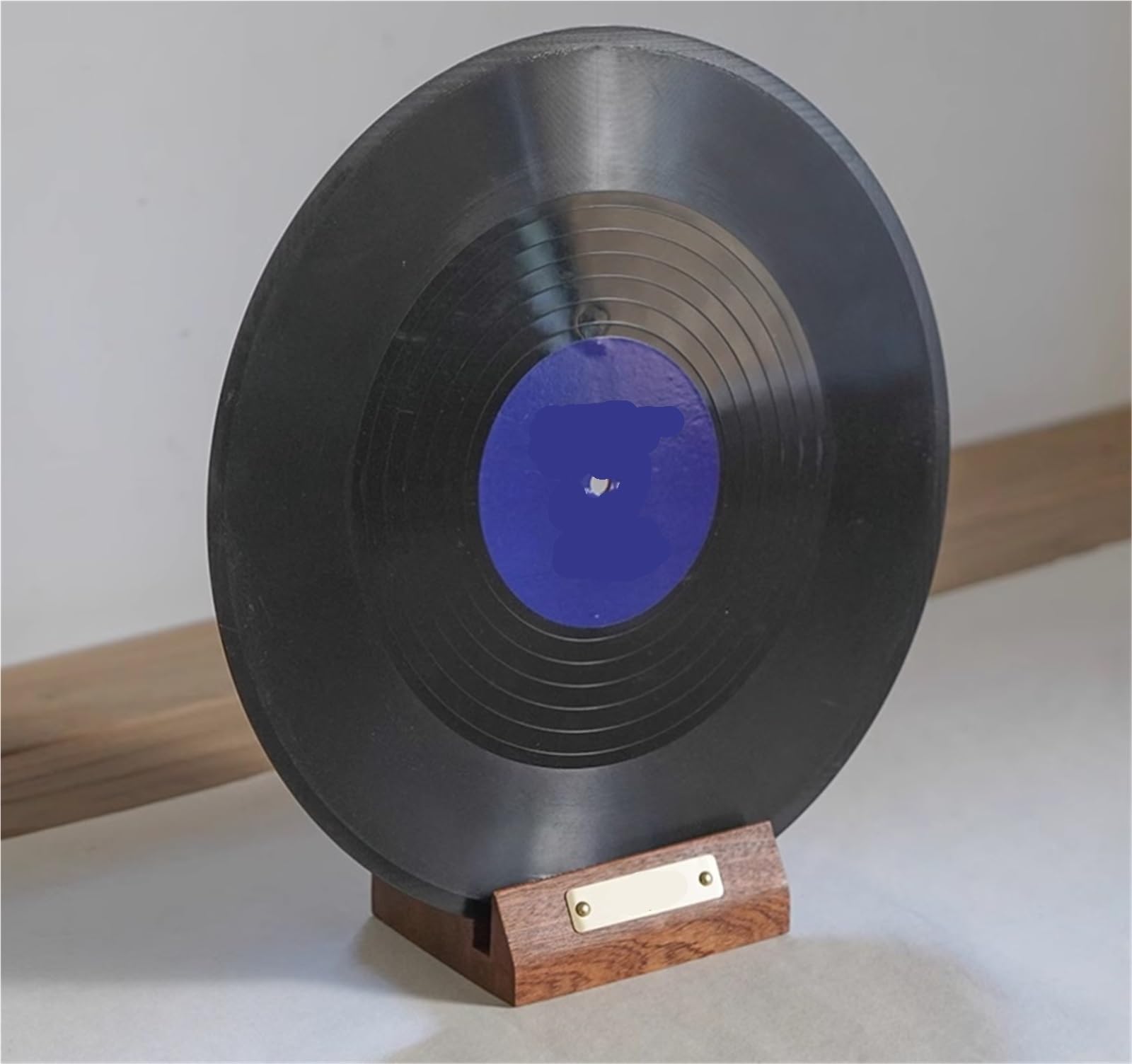 Porta Vinili Mobile Vinili Portadischi in Vinile in Legno, Espositore for Dischi in Vinile, Portaoggetti for Album, for Scrivania Porta Dischi Vinile