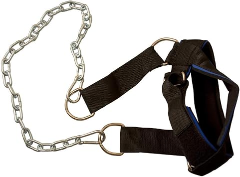 Body-Solid Nylon Head Harness - Neck Workout Equipment for Strength Training, Neck Exercise and Weight Lifting, Black