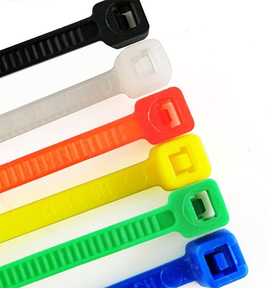 1200 Pieces Zip Ties, Multi-Purpose Assorted Colored Self-Locking