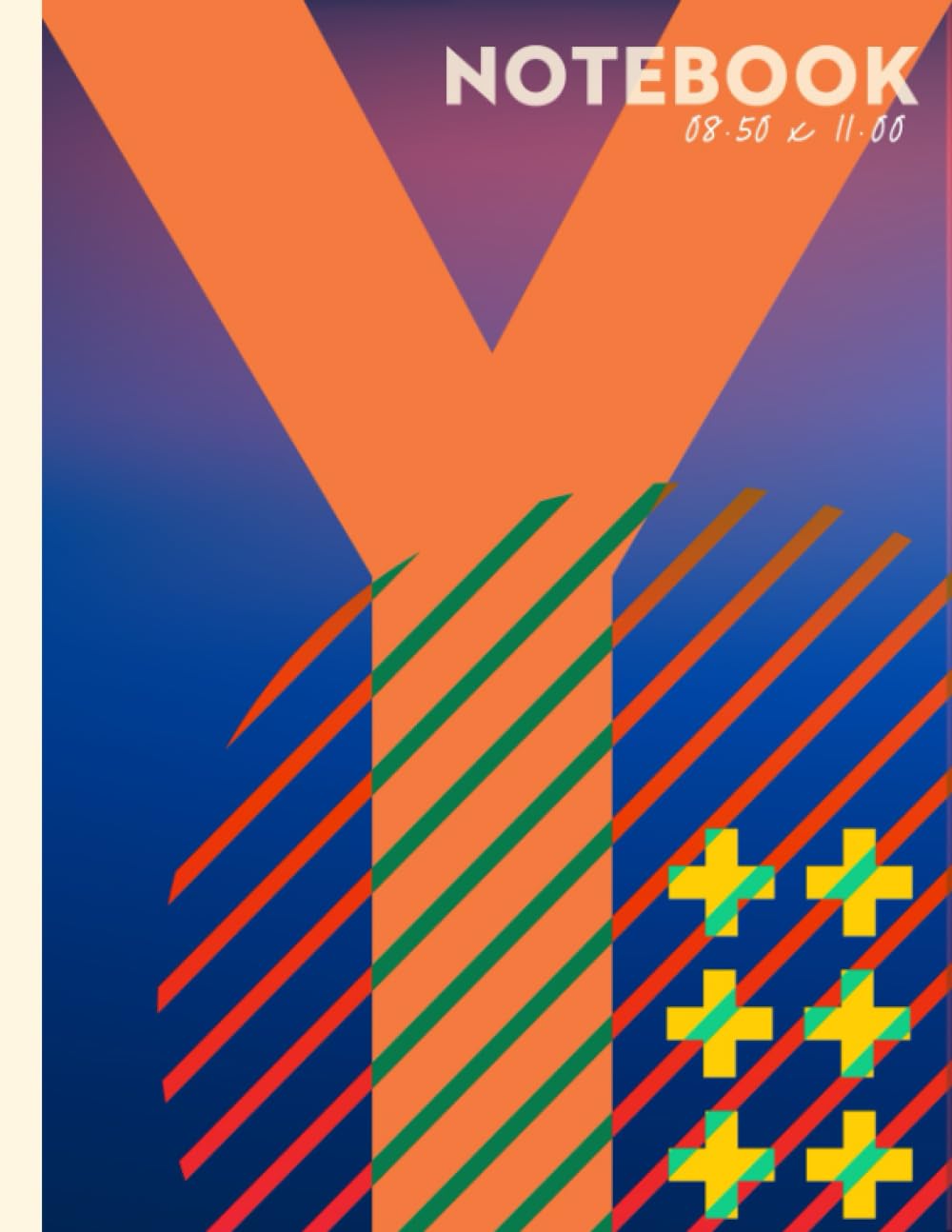 LETTER Y: CREATIVE MODERN MONOGRAM INITIAL NOTEBOOK | 8.5 x 11 | Dot Grid Notebook for Sketching, Writing, Journaling, and More