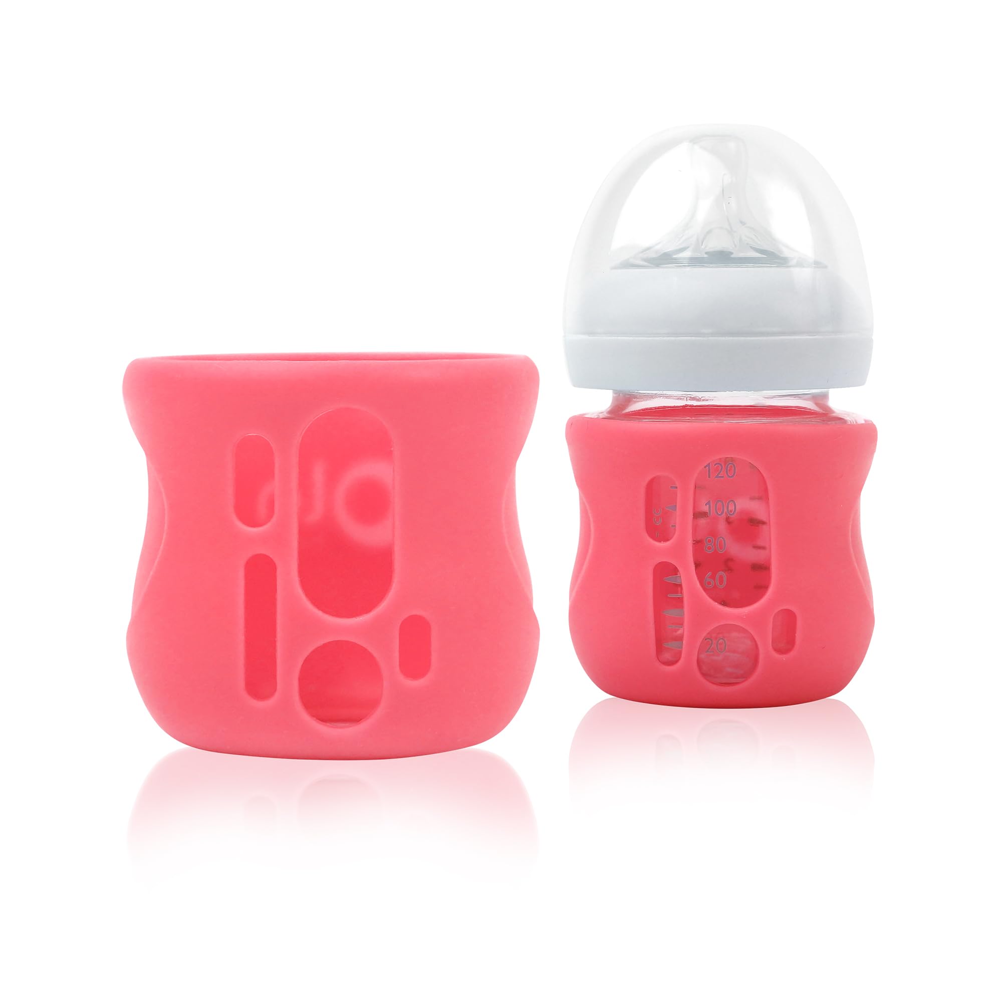 Olababy Silicone Sleeve For Avent Natural Glass Baby Bottles