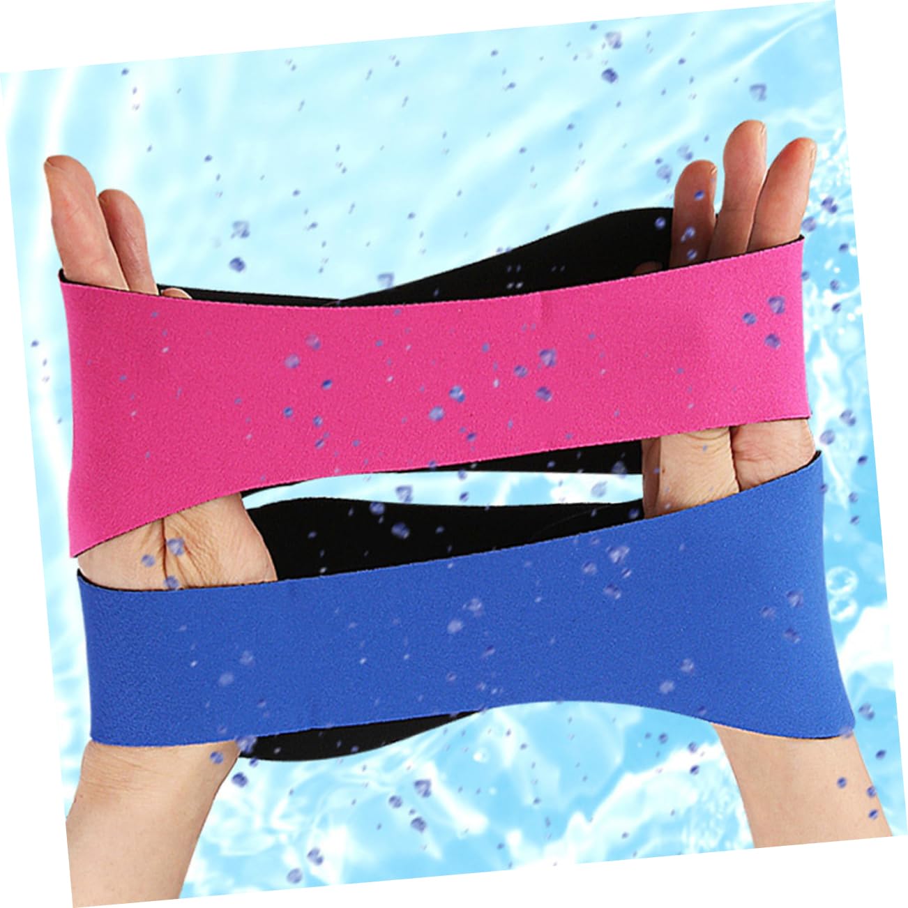 TOVINANNA Ears Cover for Shower Bathing Ear Cover Shower Headband Elastic Swim Headband