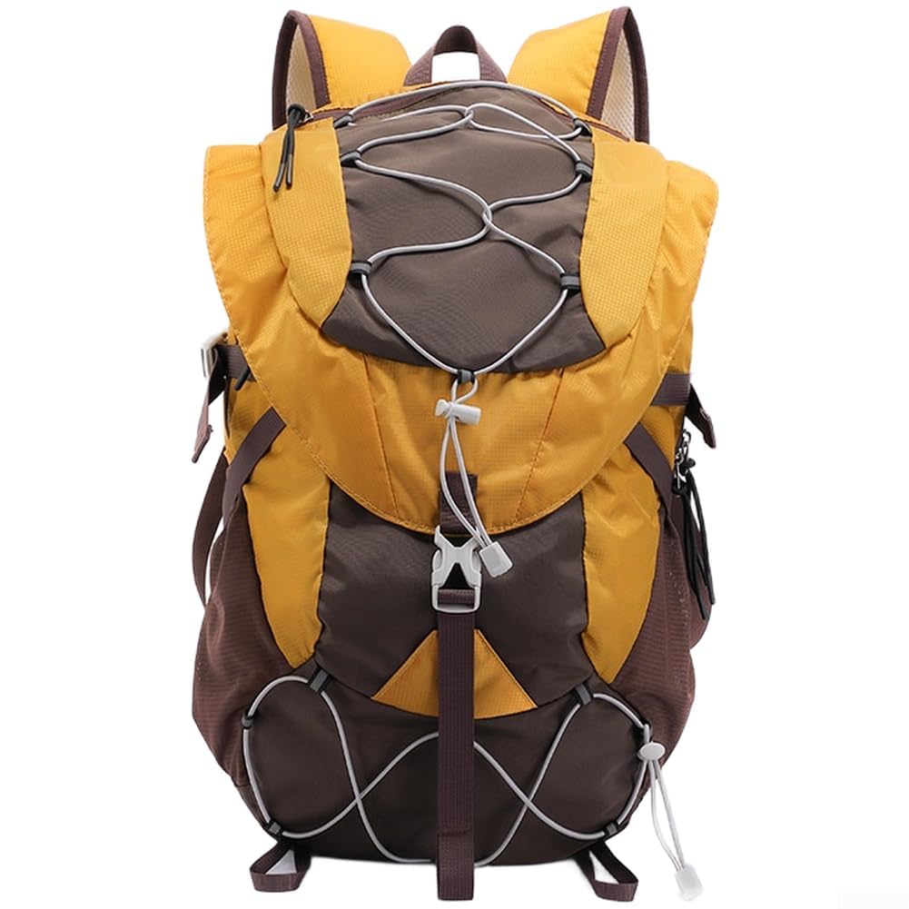 Ultralekki wodoodporny plecak turystyczny, składany, torba rowerowa na zewnątrz, trekking, kemping, podróż, 27 l, zielony (zielony)