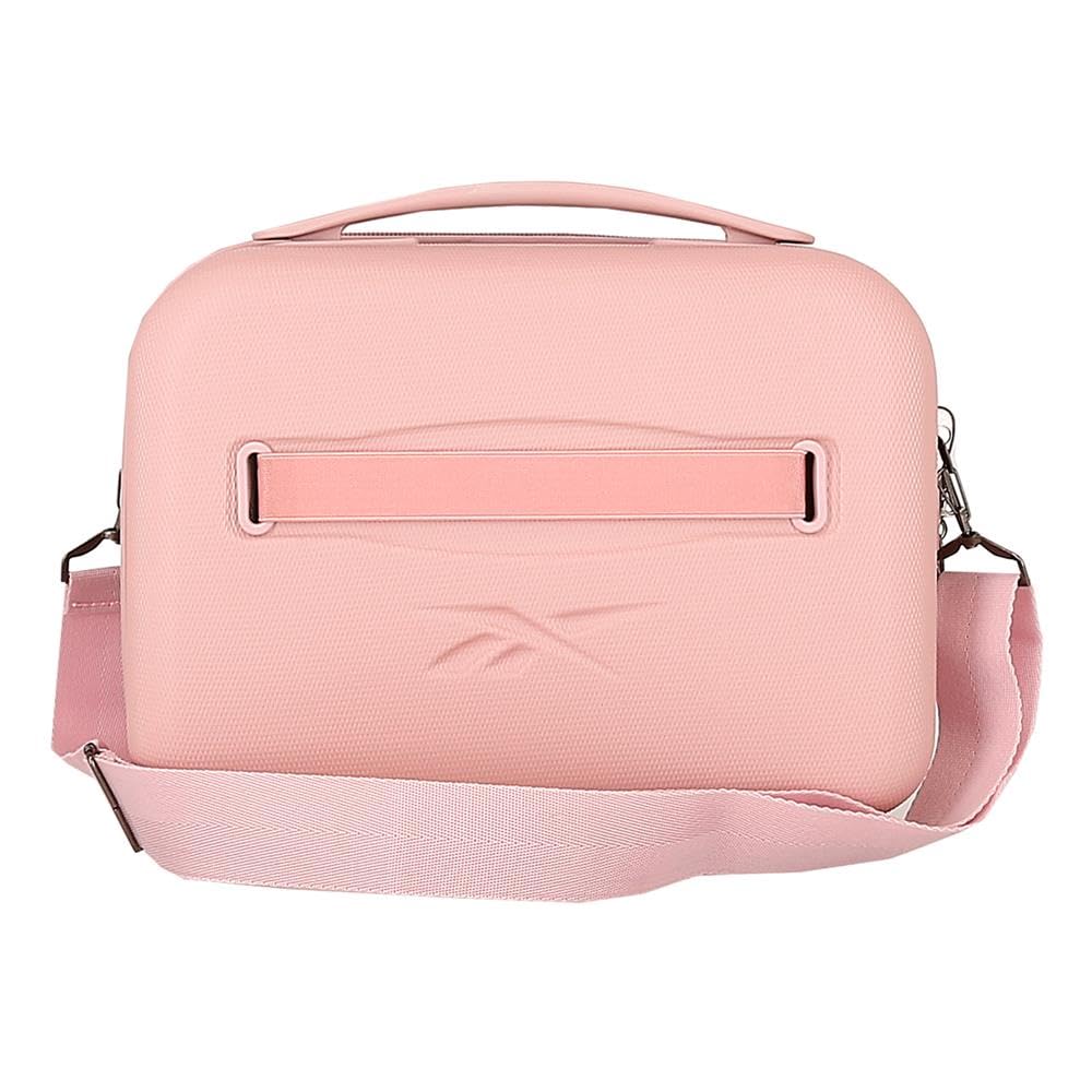 Reebok Franklin, Beauty case adattabile, realizzato in ABS, 29 cm x 21 cm x 15, maniglie con cerniera con fori per lucchetto, di Joumma Bags, CARNE, Trousse