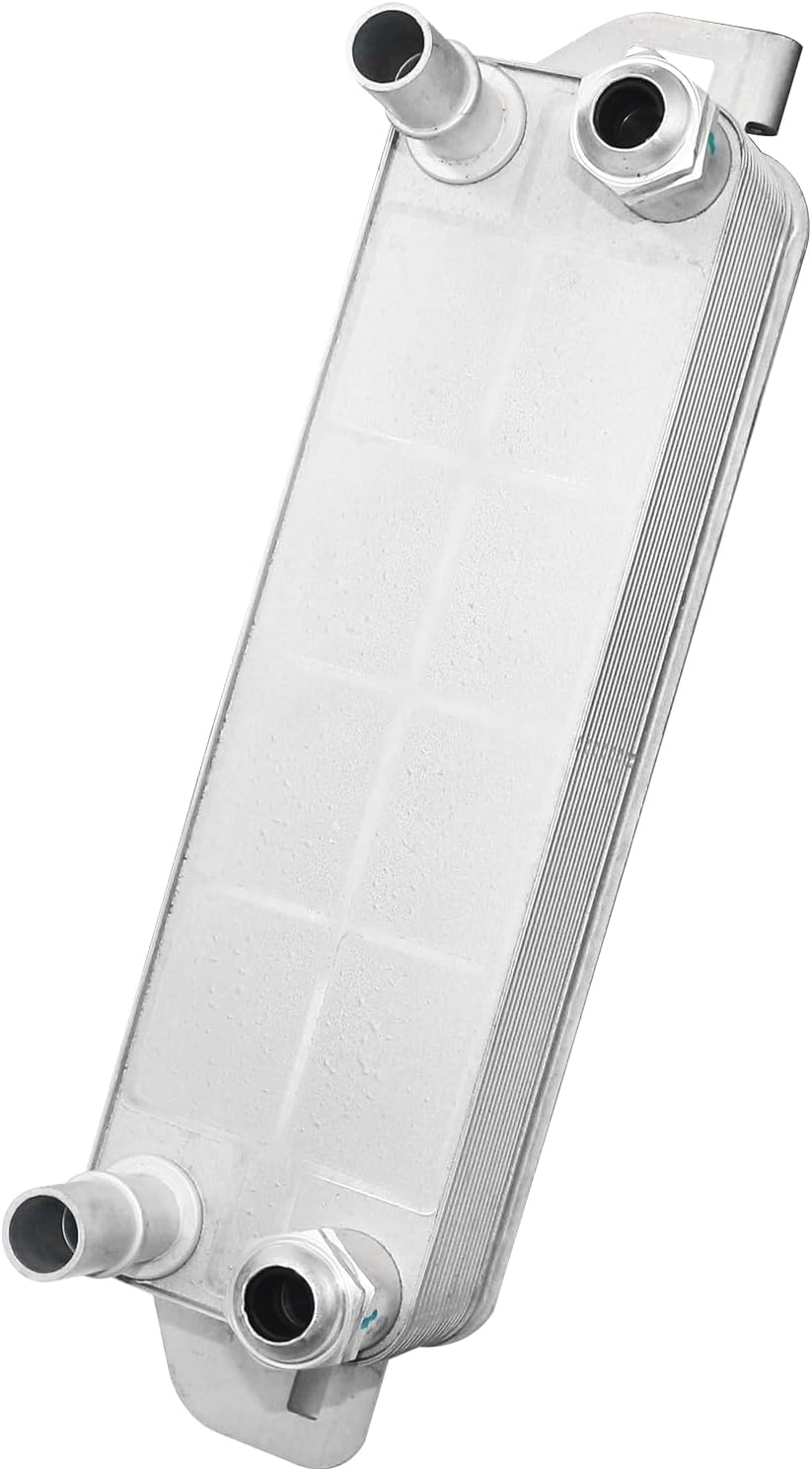 HC3Z-7A095-B Engine Oil Cooler for Ford F-250 F-350 Super Duty 6.2L 6.7L V8 2017 2018 2019 2020 2021 2022 Replace HC3Z7A095B