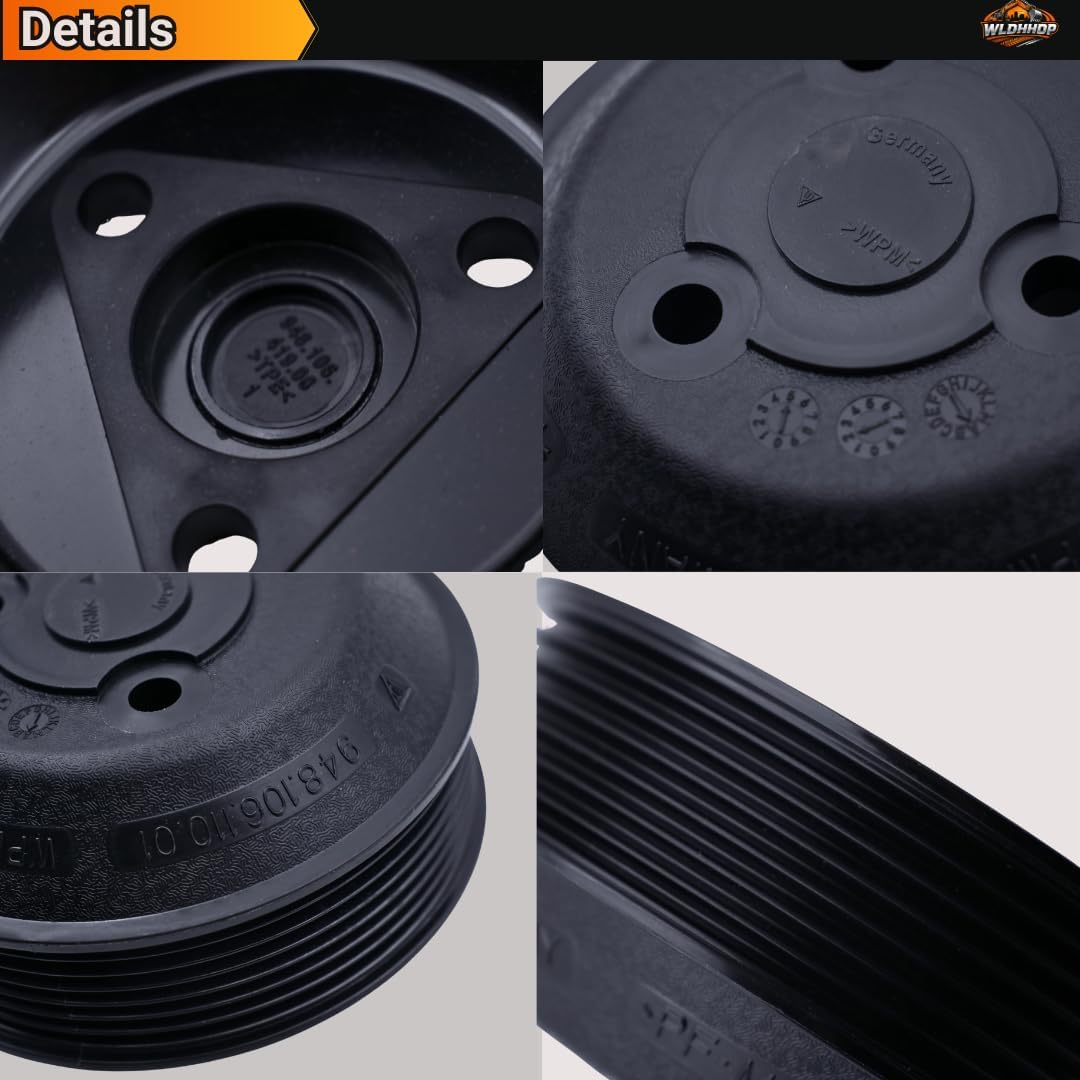 94810609101 Coolant Water Pump Pulley For Porsche Panamera For Cayenne 4.8L 2008-2016# 94810611000 94810609100