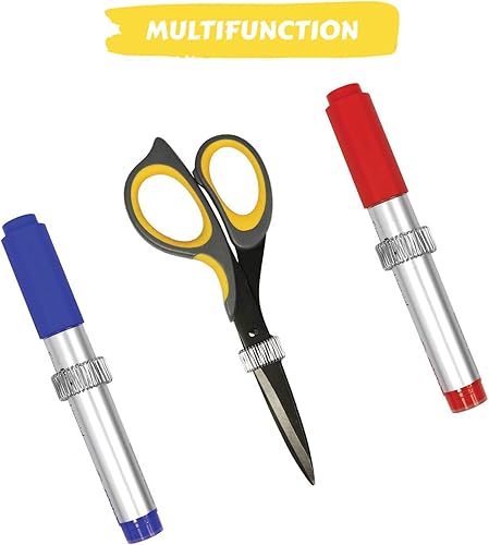 Miniatura 9 de Portalápices giratorio autoadhesivo para bolígrafo de un solo agujero, soporte de clip de resorte ajustable para Netbook, refrigerador,