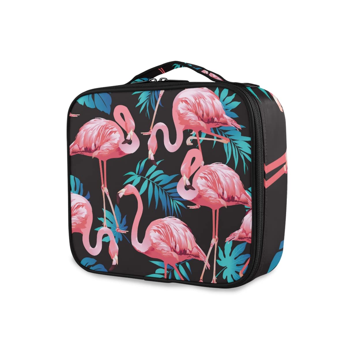 Trousse de maquillage de voyage compartimentée grand format rigide - 8