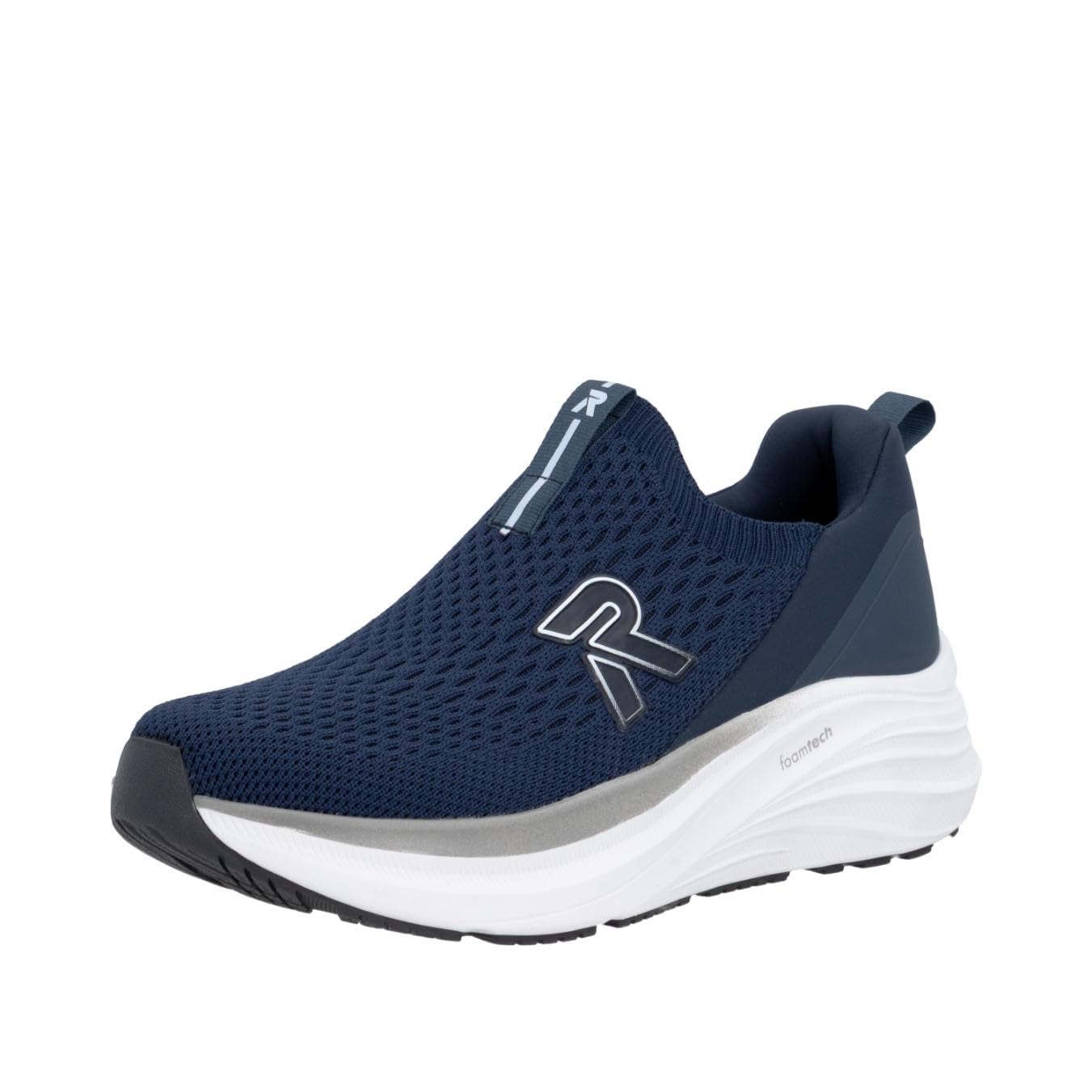 Rieker Women's W4100 Slip-On Shoes, Blue, 44 EU