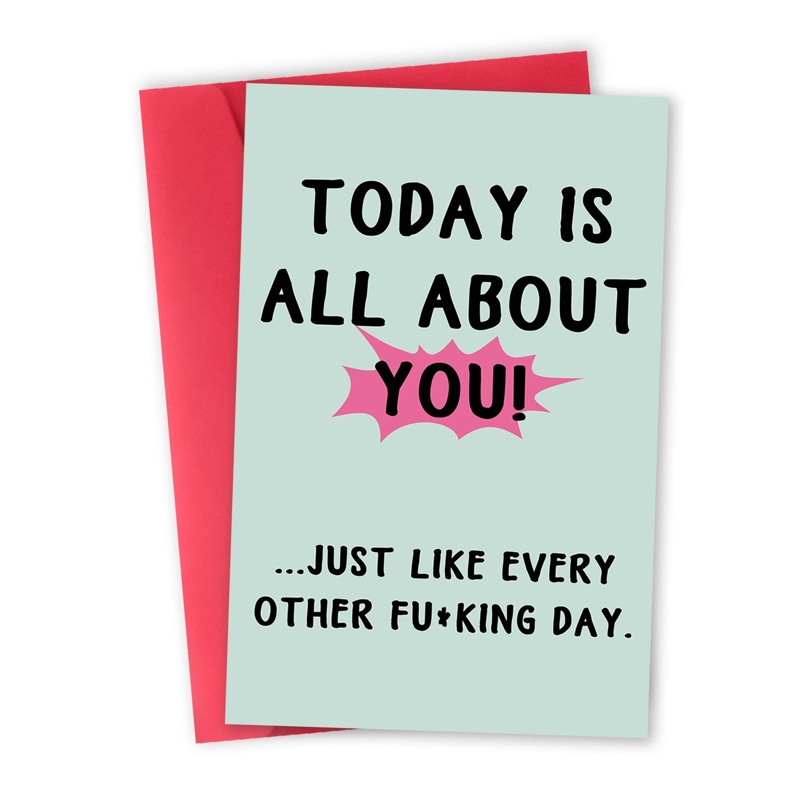 Funny Birthday Card for Him Her, Sweet Valentine Card for Husband Wife, Romantic Anniversary Card for Girlfriend Boyfriend, Happy Bday Card for Sister Brother Friend