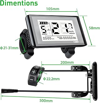 BAFANG 36V/48V 250W/500W/750W/1000W UART Version Mid Drive Kits, BBS01B BBS02B BBSHD for 68mm Bottom Bracket(No Other Accessories, Such as displays, cranksets, Brake levers, or Throttle Grips.)