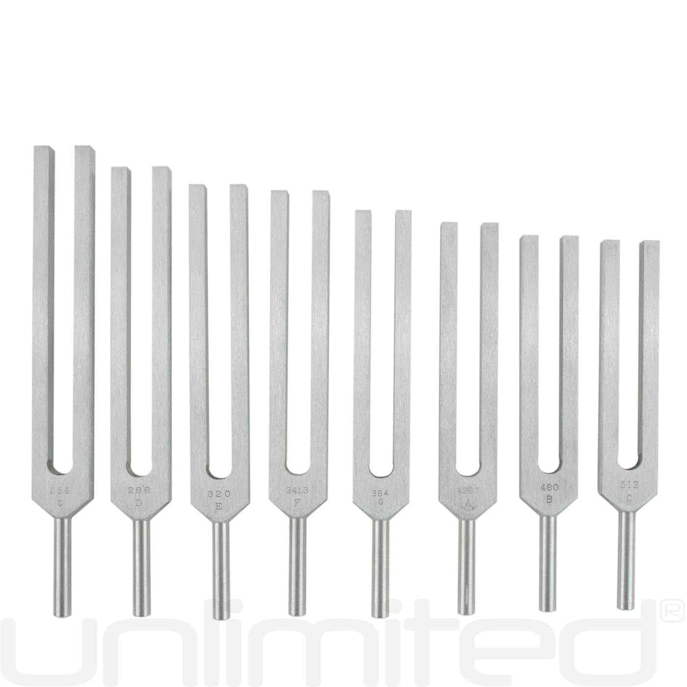 Biosonics Solar Harmonic Sq Spectrum Tuning Fork Set of 8