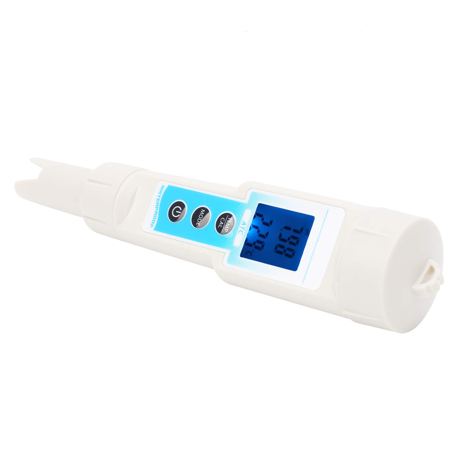 Bolígrafo Probador de Calidad del Agua Multifuncional 5 en 1 pH/EC/TDS/Medidor de Temperatura/Salinidad Monitor de Calidad del Agua para Acuario 188x38x38mm