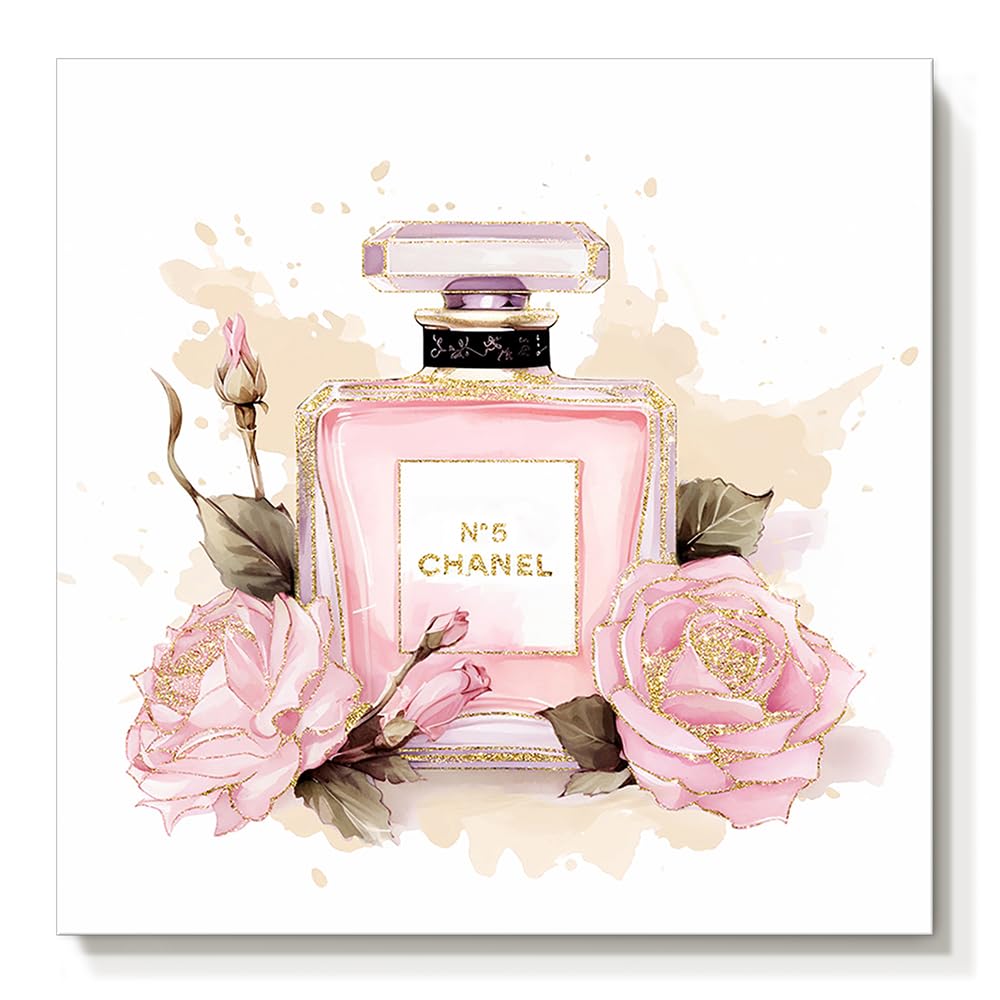 Amazon.com: cozy country Chanel-Inspired Perfume Canvas Wall Art