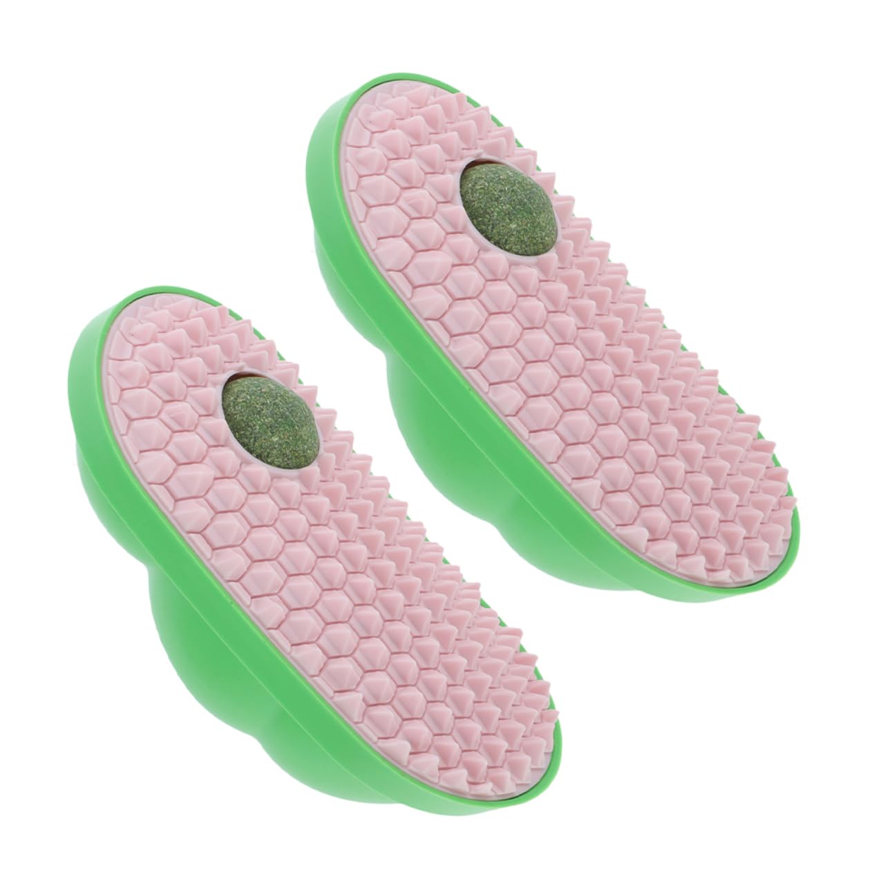 HOLIDYOYO Multi-functional Cat Wall Sticky Toy Cat Self-scratcher Pet Grooming Brush Kitten Massage Comb