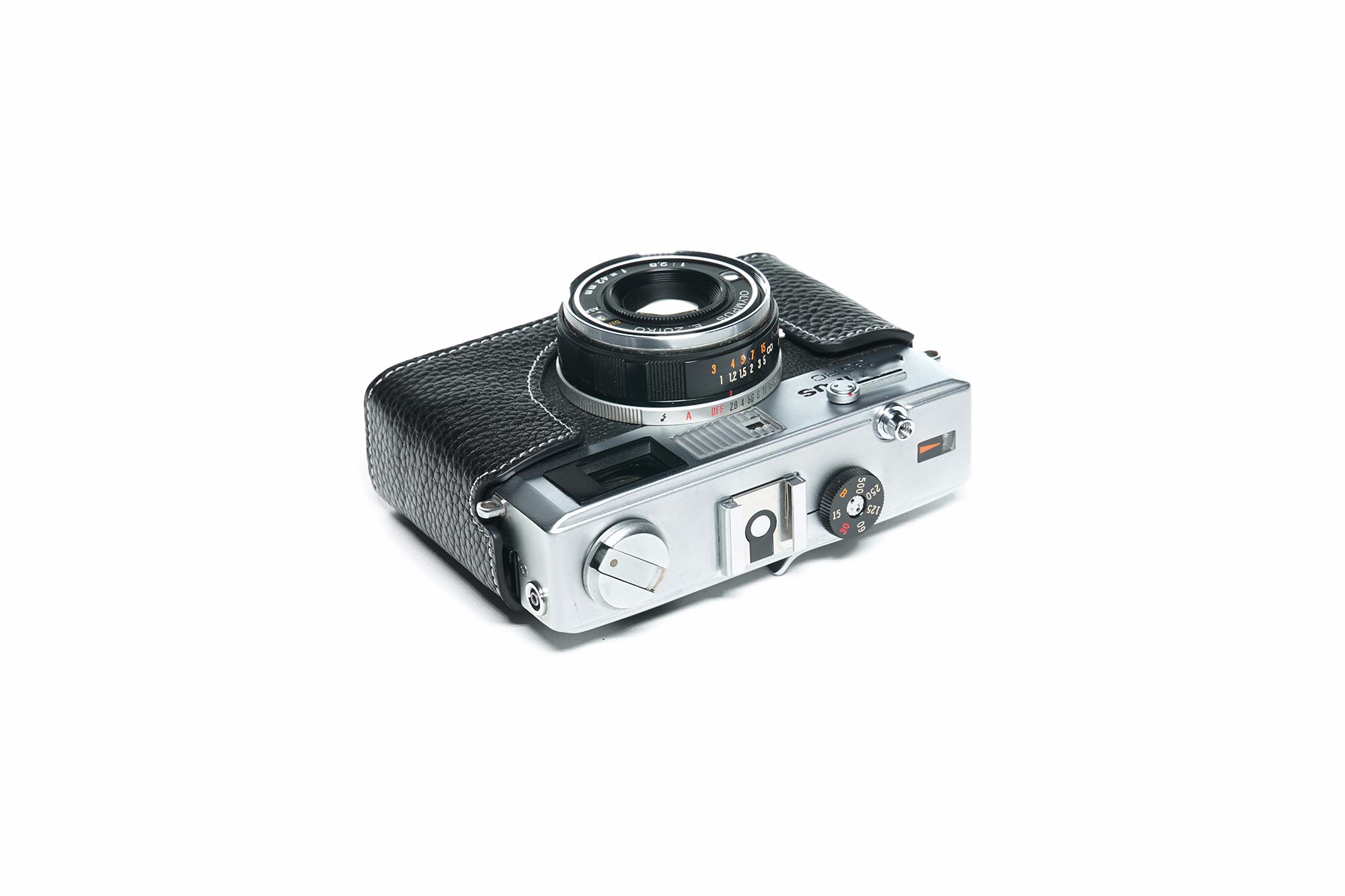 Olympus 35 RC フィルムカメラ レザーケース付き Amazon.com : Handmade Genuine Real Leather Half Camera Case Bag