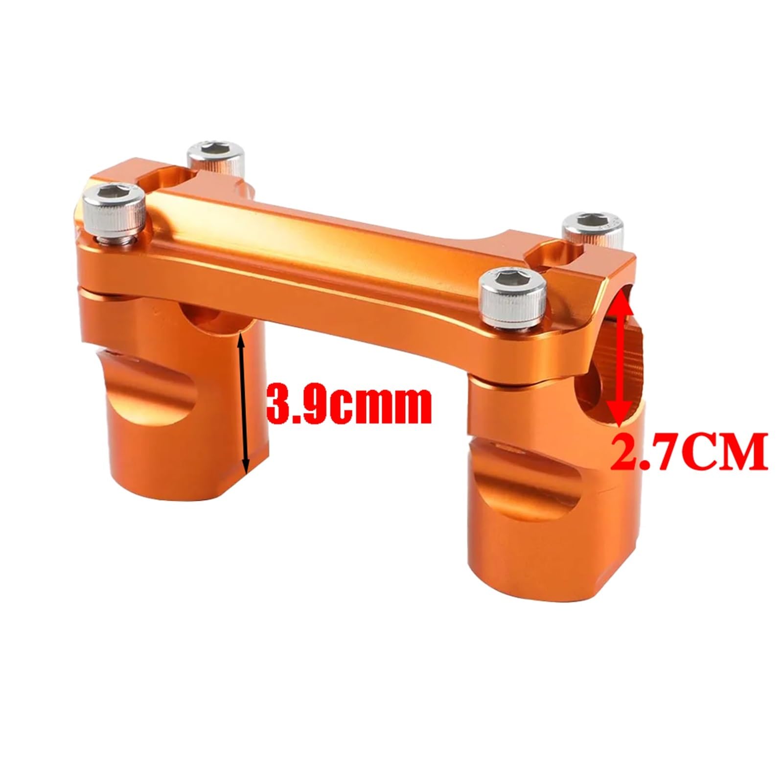 Pasuje Do 125-500 300 250 EXCF SX SXF XC XCF XCW XCFW XWF 2023-2025 Zacisk Podnośnika Kierownicy Motocykla Zacisk Wspornika Kierownicy Riser zacisk Adapter(Orange)