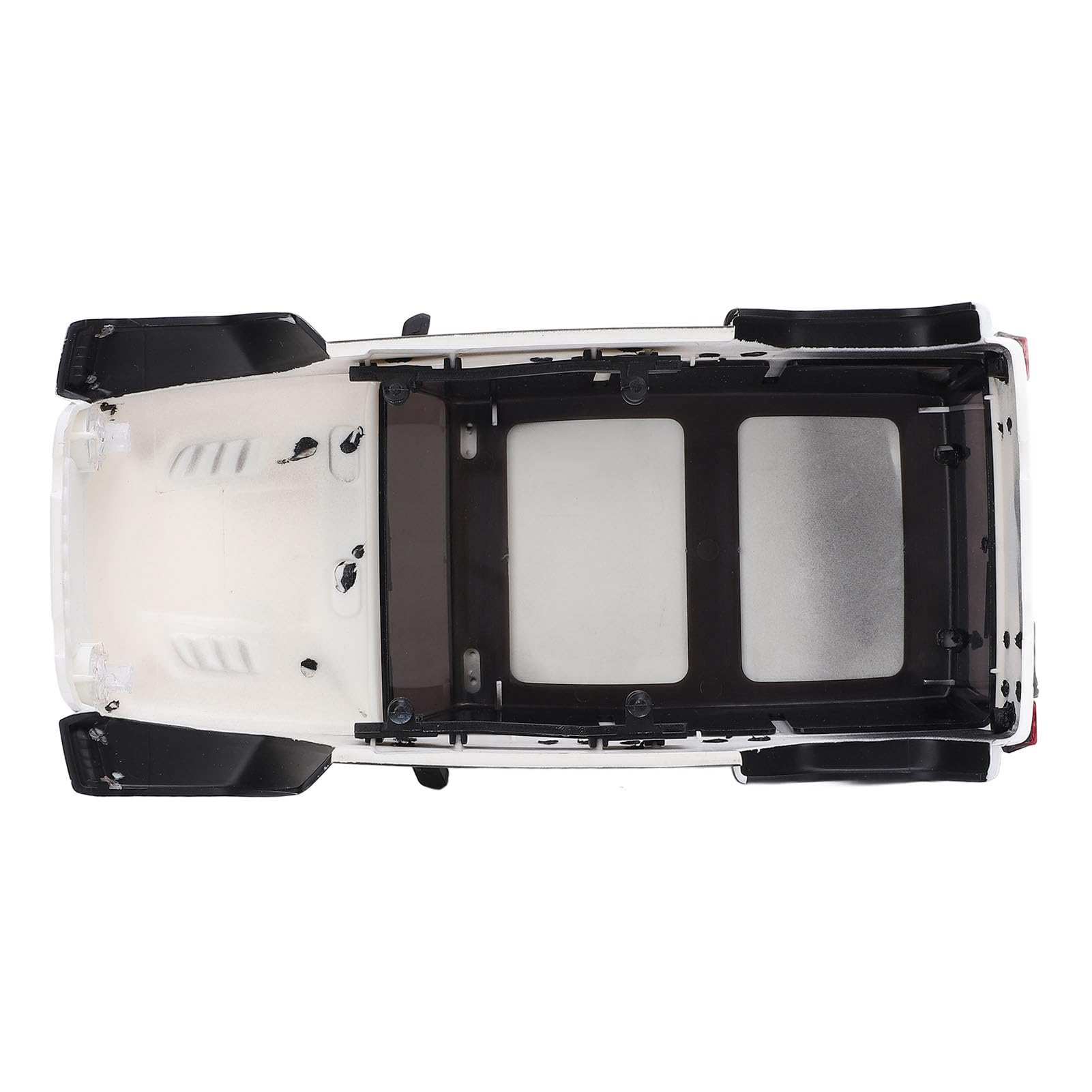 Pongnas Pokrowiec na karoserię RC do Samochodu Zdalnie Sterowanego Axial SCX24 /24 | Część Ulepszająca z Twardego Plastiku (WHITE)