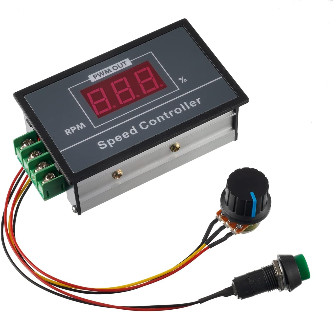 Amazon.com : PWM DC Motor Speed Controller, DC 10-55V MAX 100A ...