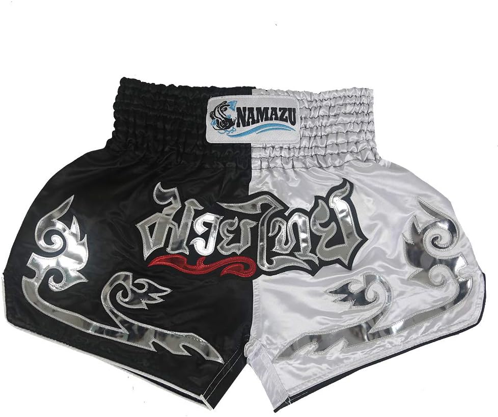 NAMAZU Muay Thai Shorts for Men and Women, High Grade MMA Gym Boxing Kickboxing Shorts.