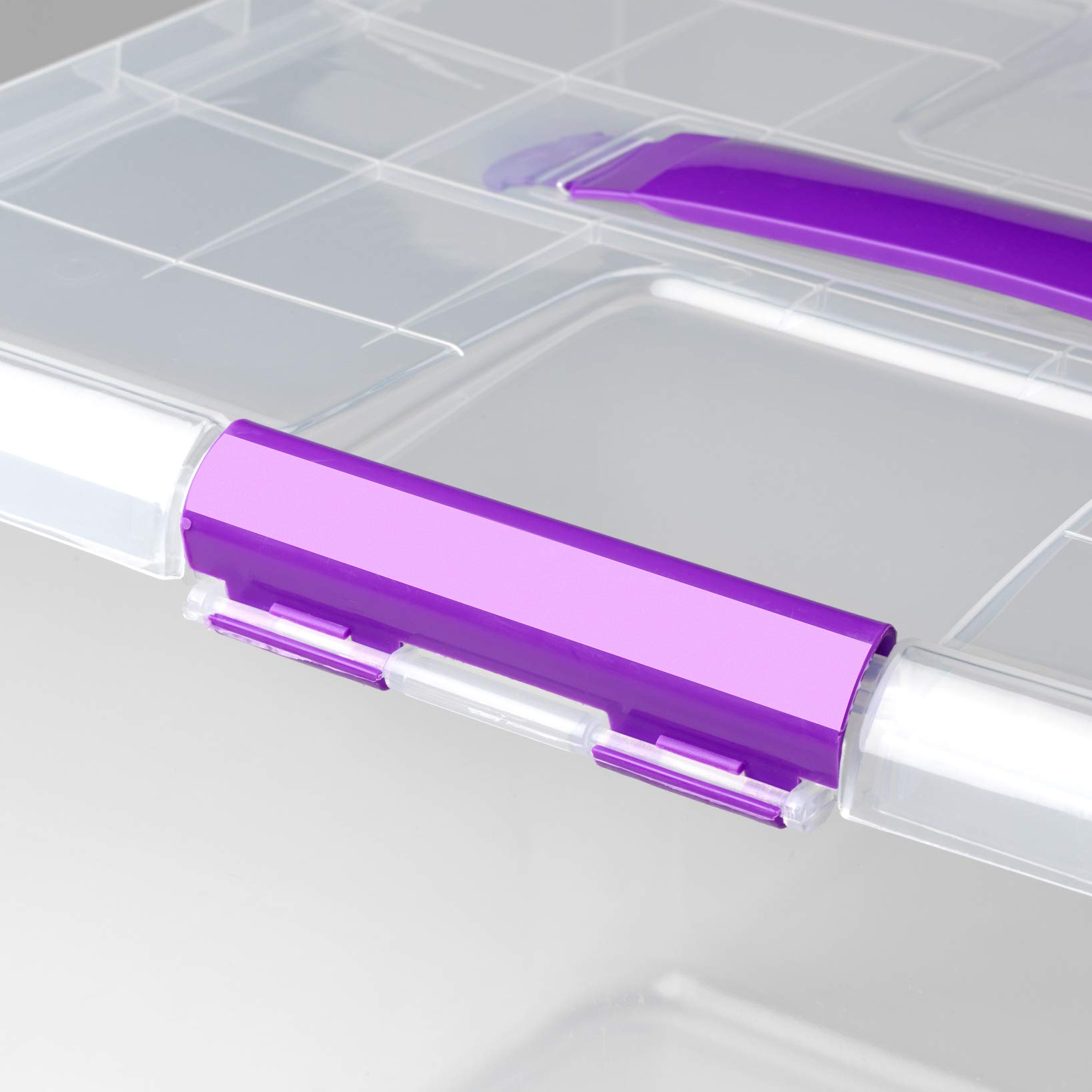 Caja Plástico Almacenaje Grandes Multiusos con Asa - Medidas 425 x 325 x 280 mm - Capacidad de 30 litros (2)