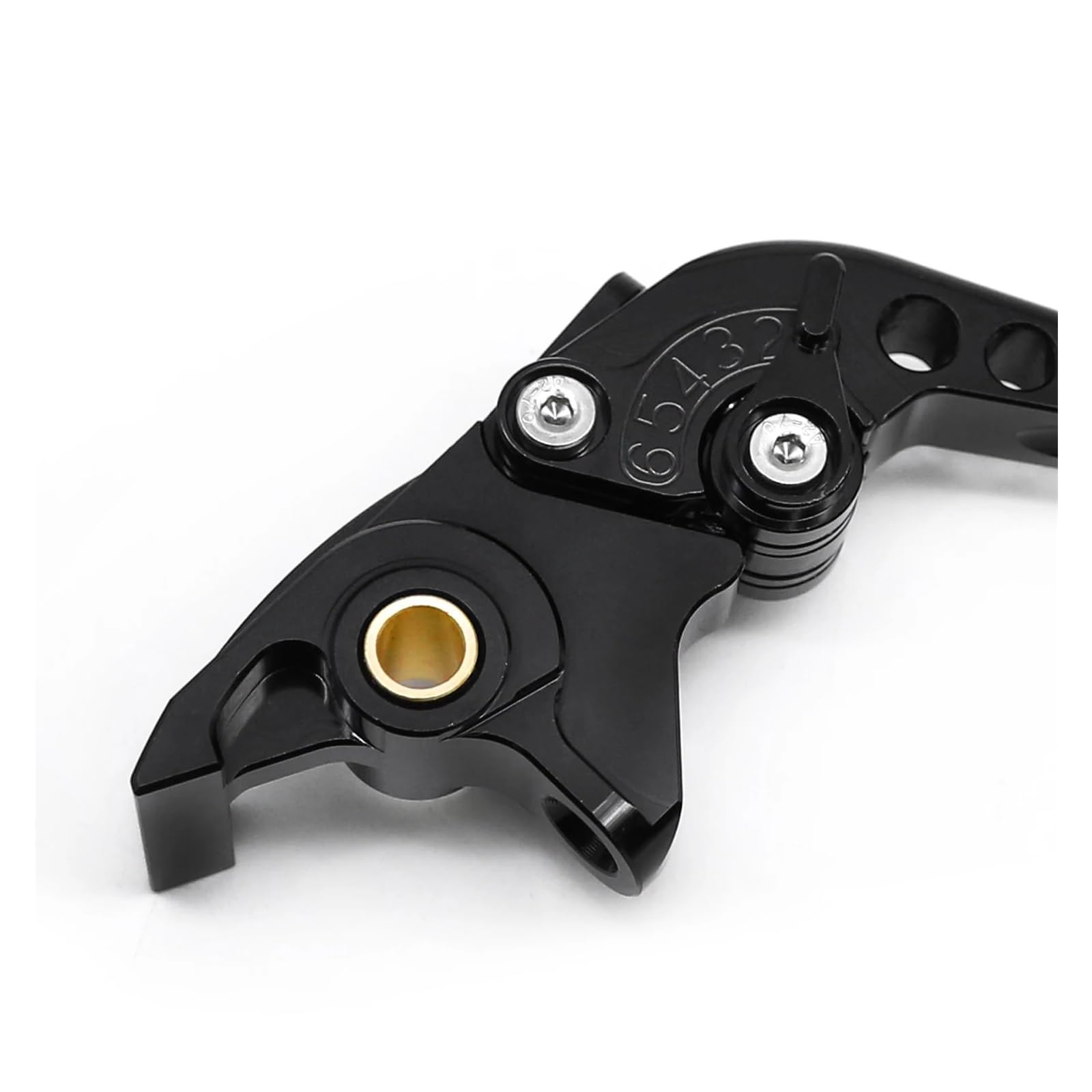 Leva frizione moto in lega di alluminio, leva fren Per Royal Enfield Hunter 350 2022 2023 2024 Accessori Per Maniglia Leva Frizione Freno Regolabile Per Moto(Black 177mm)