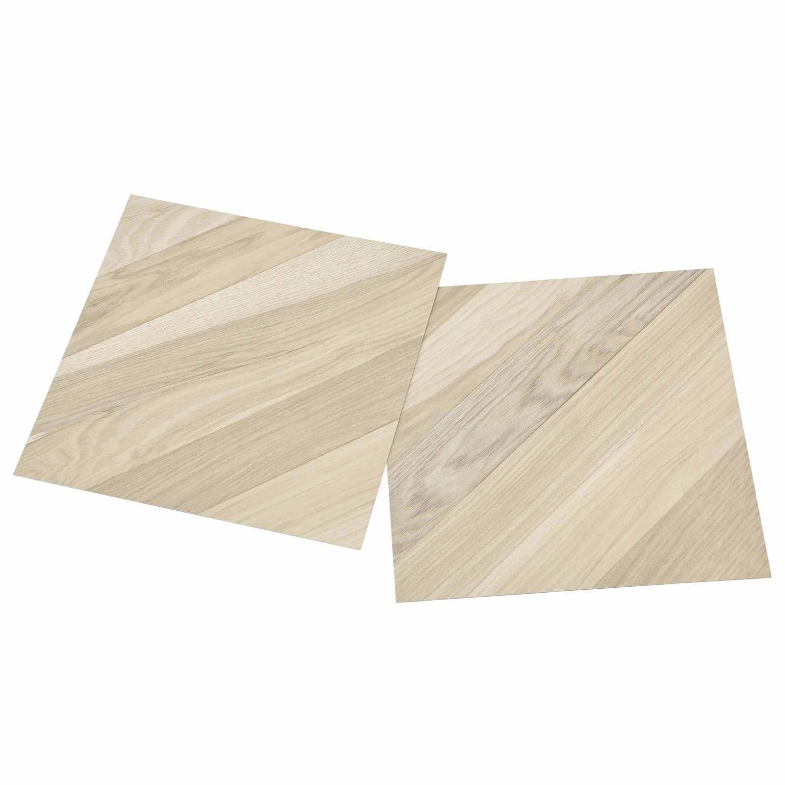 Samoprzylepne deski podłogowe, beżowe, PCW, 55 sztuk, 5,11 m², wykładzina podłogowa do salonu, sypialni, kuchni, korytarza, łazienki, z izolacją akustyczną kroków, łatwe układanie i