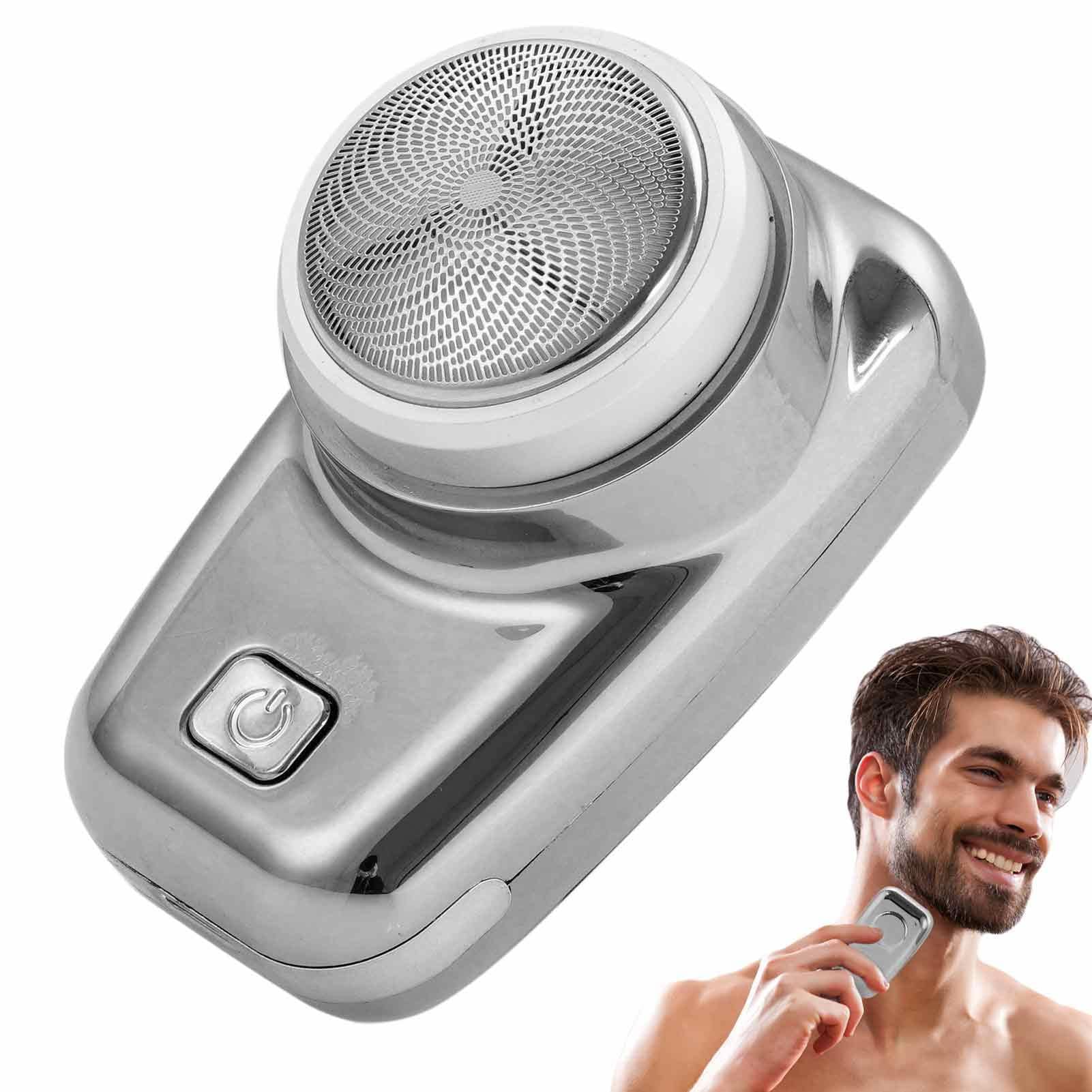 Mini rasoio elettrico, rasoio elettrico portatile Rasoio elettrico mini | Potente mini rasoio portatile ricaricabile per viaggi da uomo e uso domestico