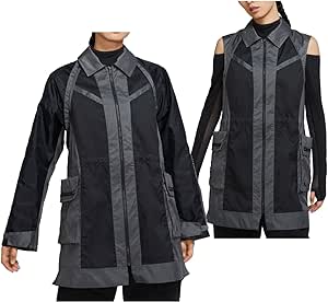 NIKE(ナイキ) ジョーダン ネクスト ユーティリティ カプセル レディースジャケット XL (身長165-170㎝) 2WAY アウター 撥水 国内正規品 DD7096-010 ブラックグレー