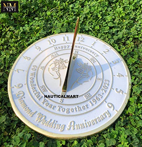 Reloj solar de 60 aniversario NauticalMart con acabados de calidad 4