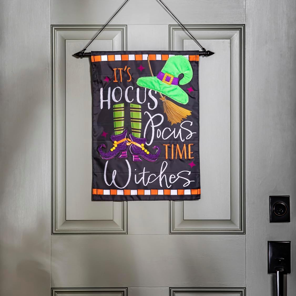 Evergreen Flag Halloween Garden Welcome Flag (Hocus Pocus)