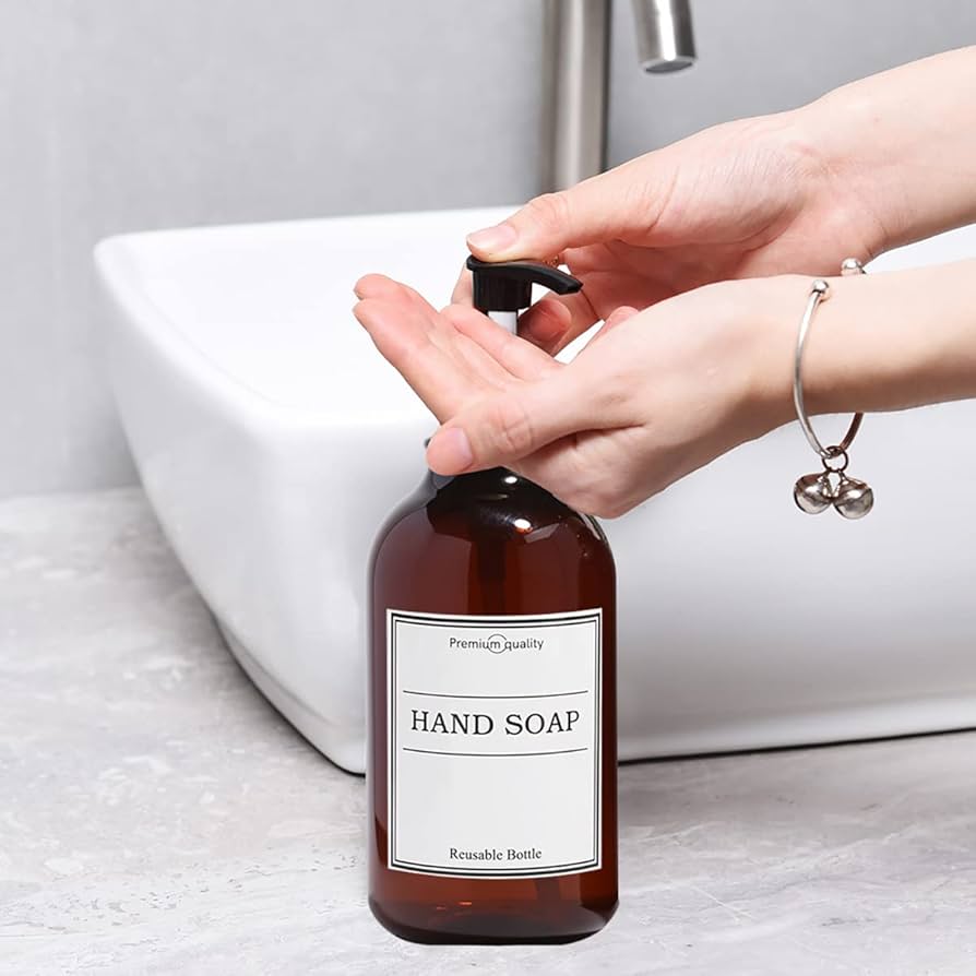 Amazon｜Generic シャンプーボトル ディスペンサー 3種類 400ml